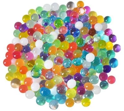 4-Pack Vattenpärlor / Vattenkristaller stora: 15mm