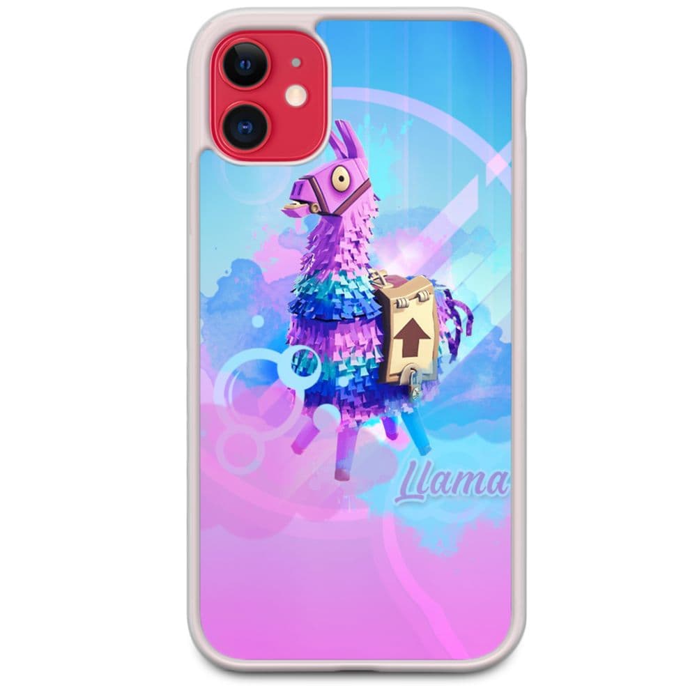 Apple iPhone 11 Transparent Mobilskal Fortnite Loot Llama