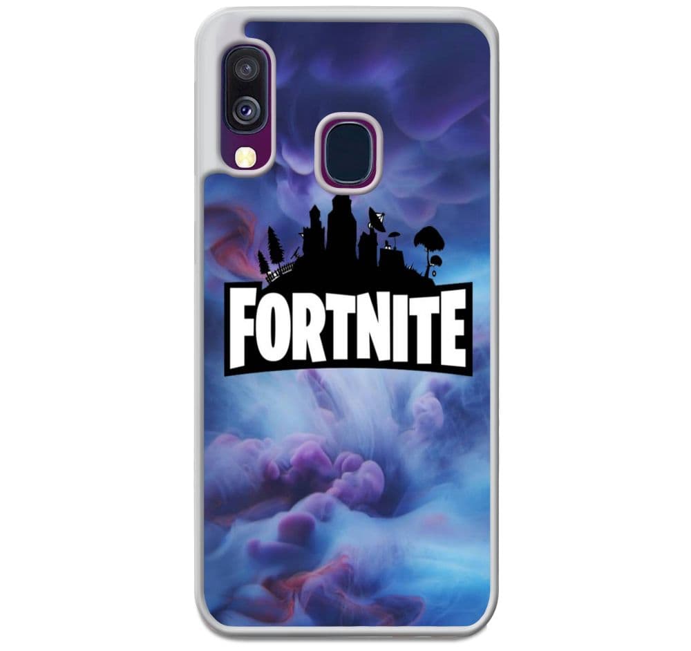 Samsung Galaxy A20e Transparent Mobilskal Fortnite