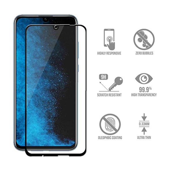 Honor 10 Lite 10-PACK Skärmskydd 2.5D Ram 9H HD-Clear ProGuard