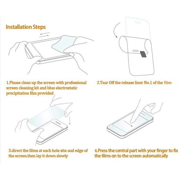 Y6s 10-PACK Skärmskydd 2.5D Ram 9H 0,3mm HD-Clear