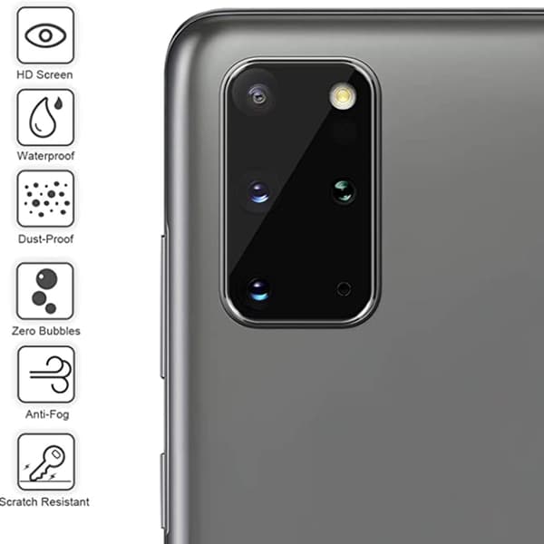 Full Cover Bakre Kameralinsskydd Ram HD 0.2mm ProGuard S20+