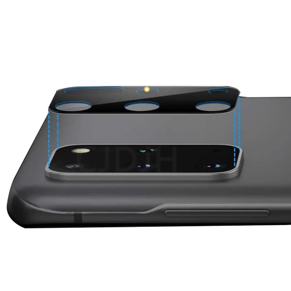 S20+ ProGuard Bakre Kameralinsskydd + Metalram