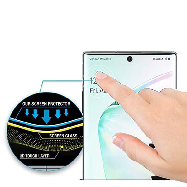 Note 10 3-PACK Skärmskydd 9H Nano-Soft Screen-Fit HD-Clear