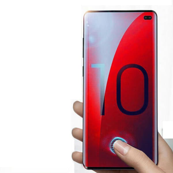 Full-Glue Sk�rmskydd fr�n HuTech f�r Samsung Galaxy S10 Plus