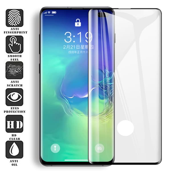 Full-Glue Sk�rmskydd fr�n HuTech f�r Samsung Galaxy S10 Plus