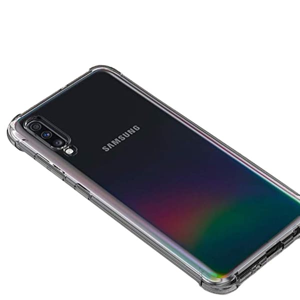 Samsung Galaxy A70 - Stöttåligt Silikonskal (Floveme)