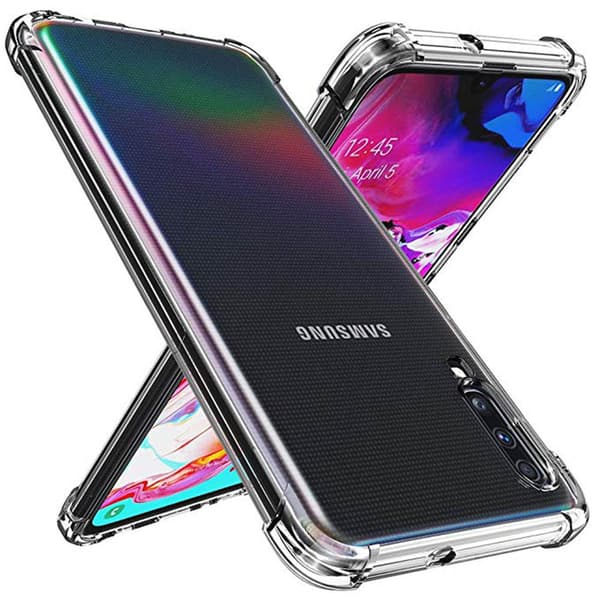 Samsung Galaxy A70 - Stöttåligt Silikonskal (Floveme)