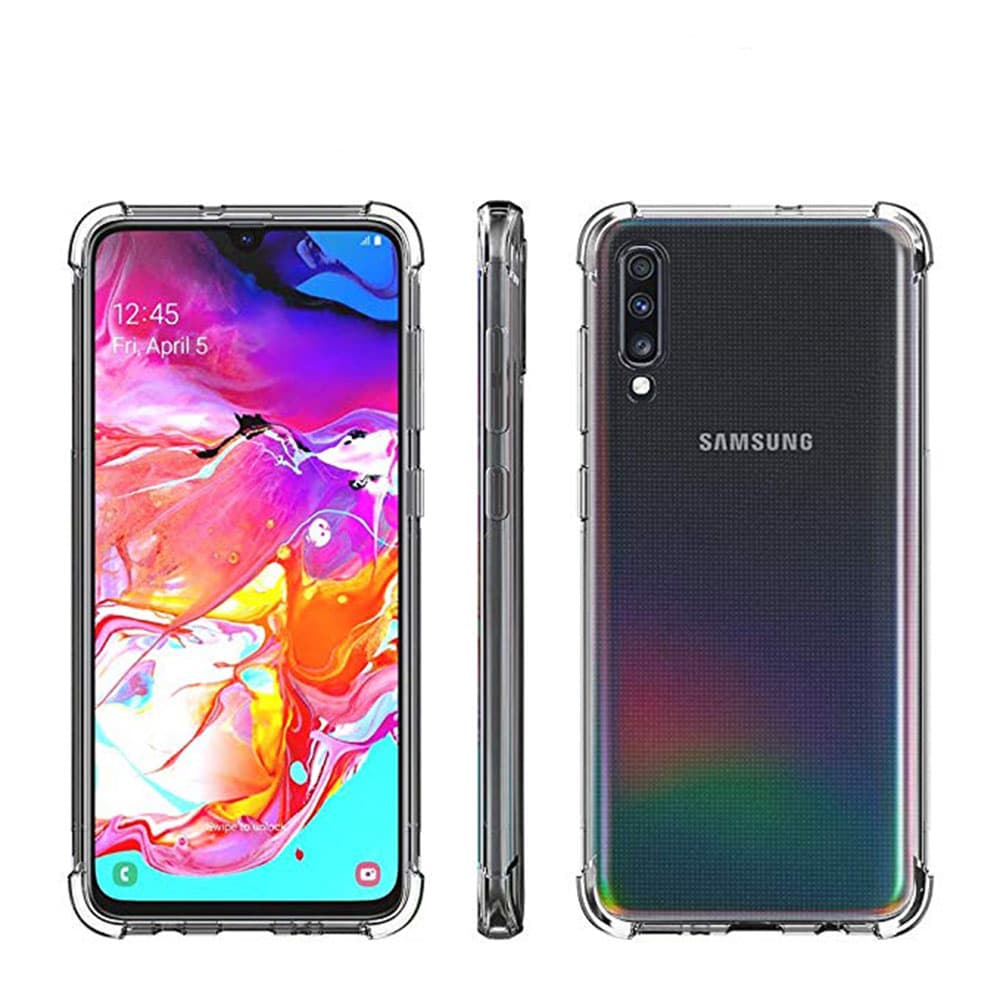 Praktiskt Skyddande Silikonskal - Samsung Galaxy A70