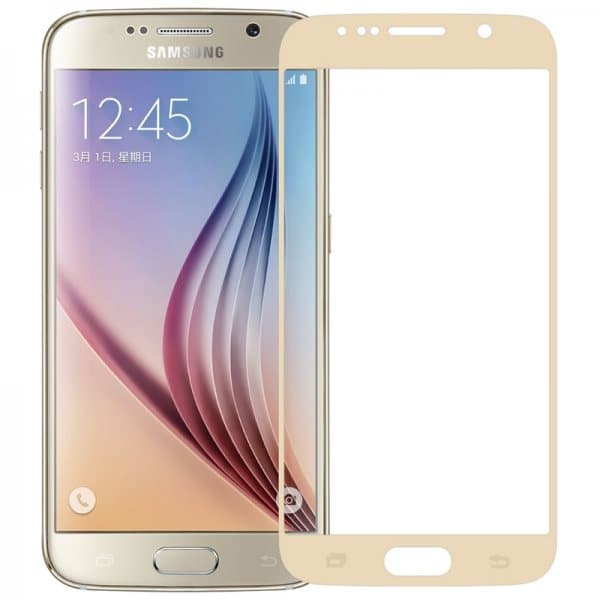 Samsung Galaxy S6 - HD-Clear Skärmskydd med Ram (Full-Fit)