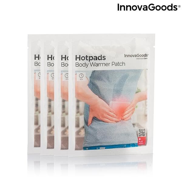 InnovaGoods 4-pack värmeplåster 13cm x 9,5cm