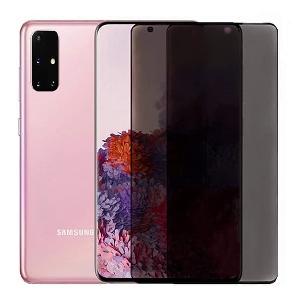 Samsung A71 2.5D Anti-Spy 3-PACK Skärmskydd Ram 9H 0,3mm