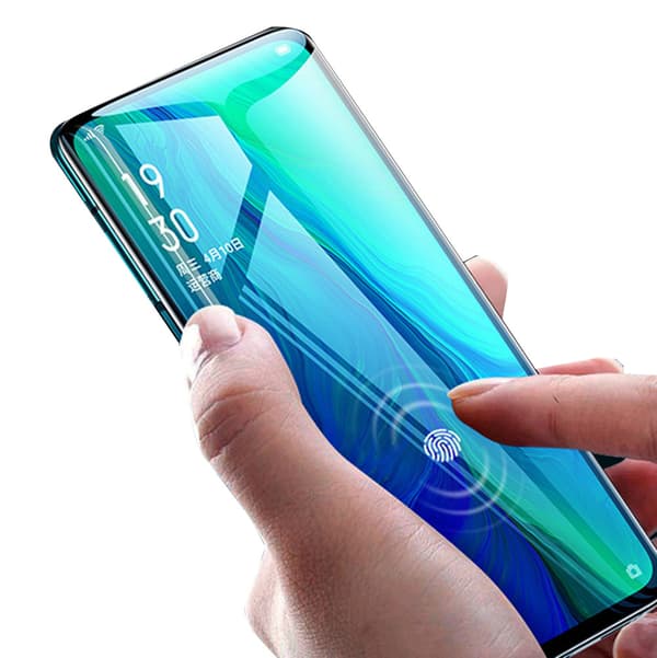 Samsung A71 2.5D Anti-Spy 3-PACK Skärmskydd Ram 9H 0,3mm