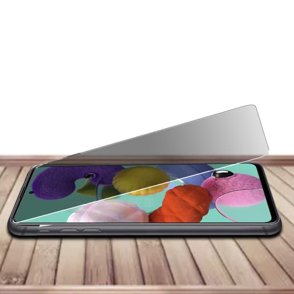 Samsung A71 Anti-Spy 3-PACK Skärmskydd 9H 0,3mm
