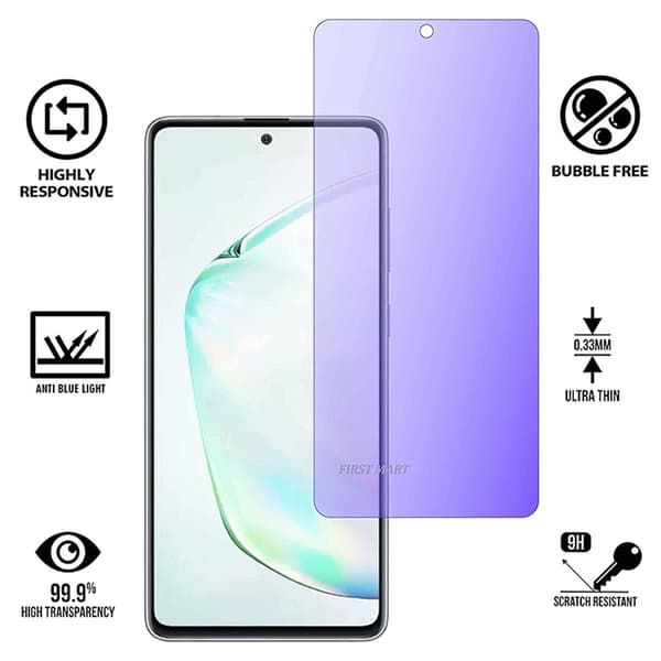 Anti Blue-Ray Anti-Fingerprints A51 2-PACK Skärmskydd 9H 0,3mm