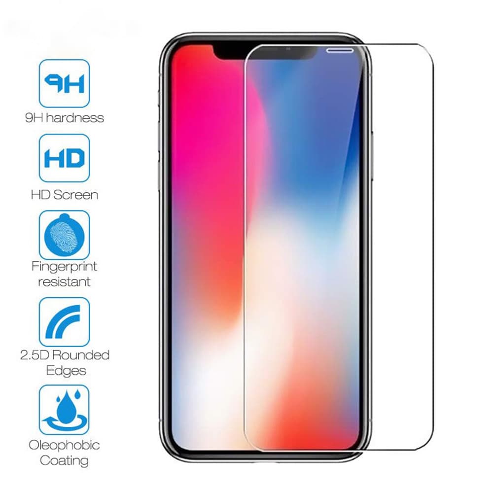 Full Clear 2-PACK Skärmskydd 2.5D 9H 0,3mm iPhone XR