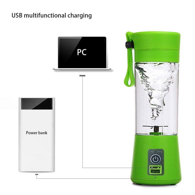 Portabel USB Blender 6 blads 380ml - Flera färger