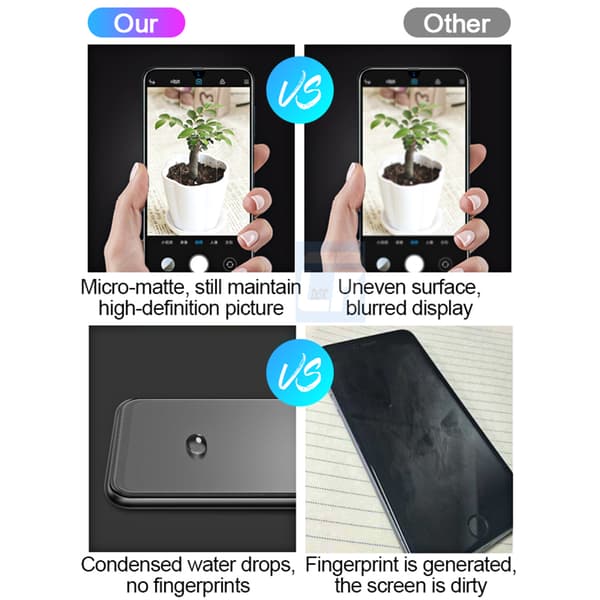 A51 2-PACK Skärmskydd 2.5D Anti-Fingerprints 9H 0,3mm