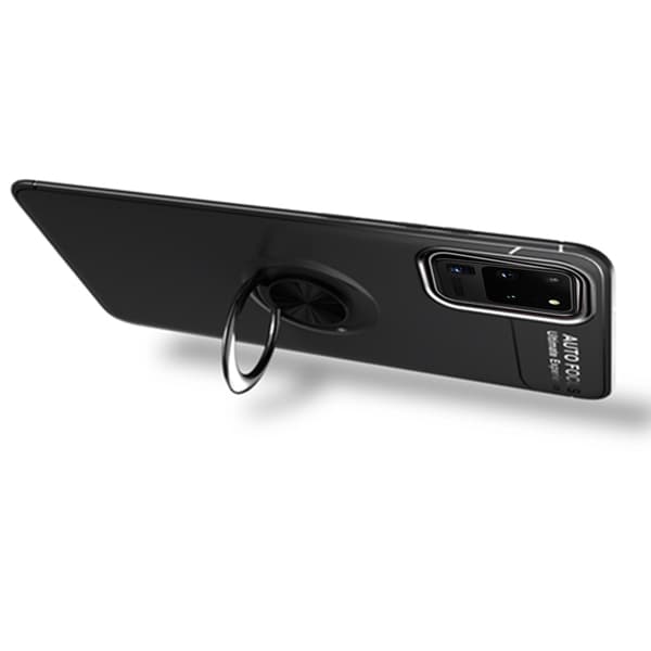 Samsung Galaxy S20 Ultra - Smidigt Skal med Ringhållare