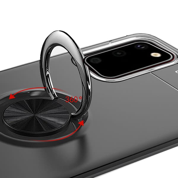 Smidigt Skal med Ringhållare - Samsung Galaxy S20