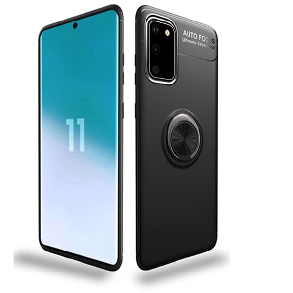 Smidigt Skal med Ringhållare - Samsung Galaxy S20