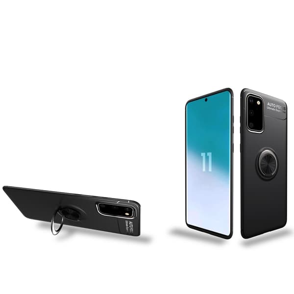 Smidigt Skal med Ringhållare - Samsung Galaxy S20