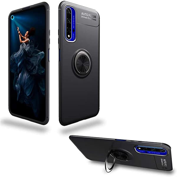 Huawei Nova 5T - Skal med Ringhållare