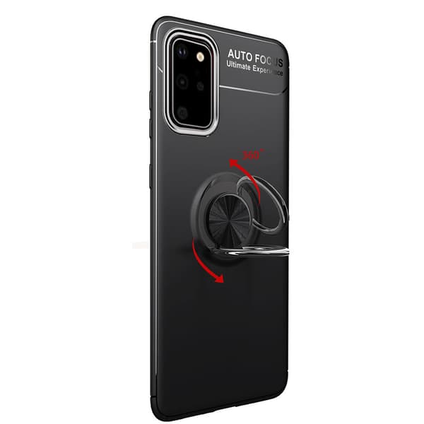 Smidigt Skal med Ringhållare - Samsung Galaxy S20 Plus