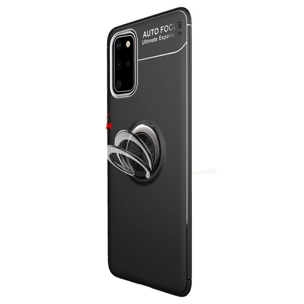 Smidigt Skal med Ringhållare - Samsung Galaxy S20 Plus