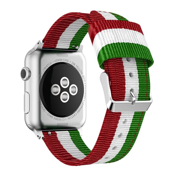 Apple Watch 44mm - Exklusivt Armband i Vävt Nylon