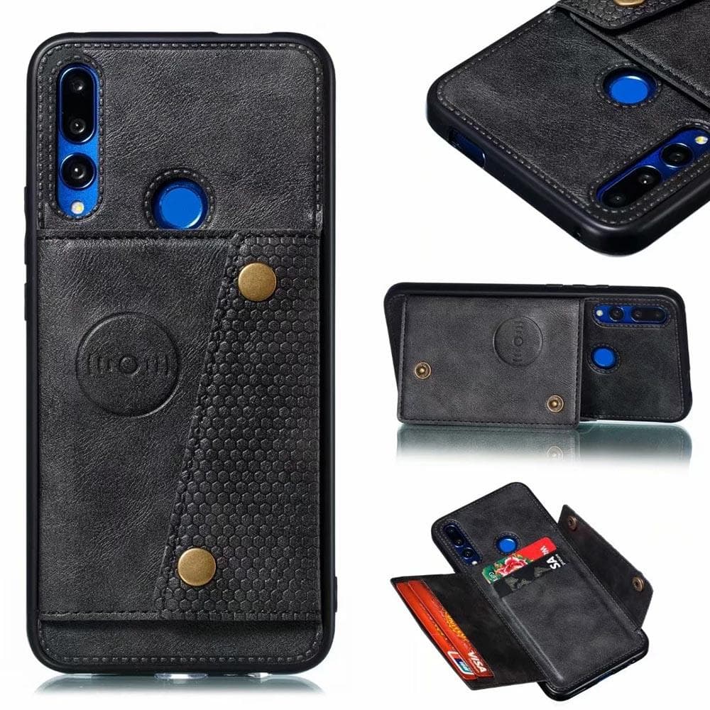 Professionellt Skal med Korthållare - Huawei P Smart Z