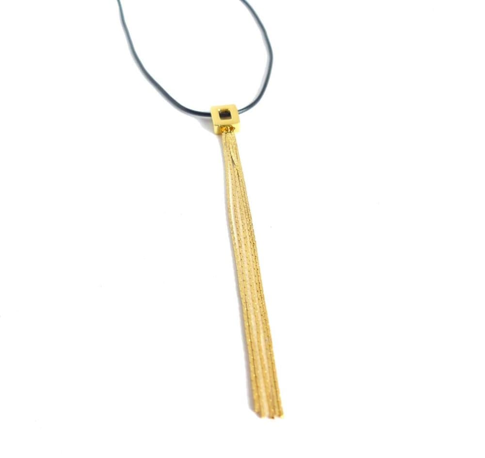 Halsband Guldpläterat - Reglerbar längd