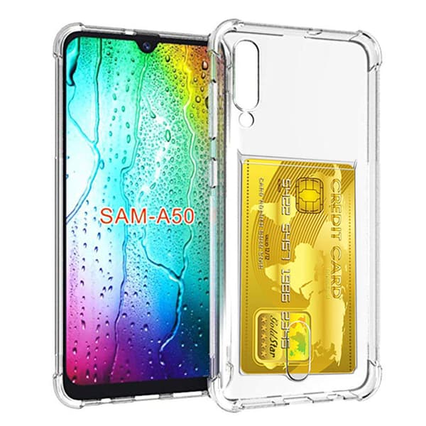 Silikonskal med Korthållare - Samsung Galaxy A50