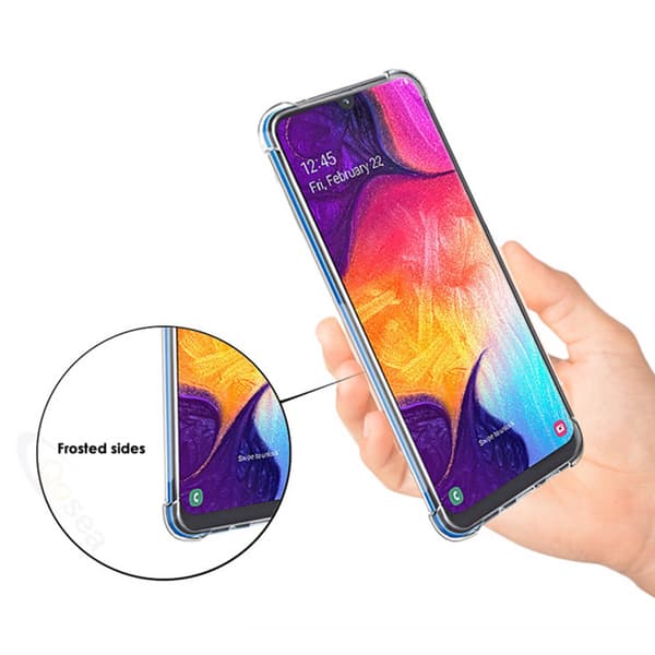 Smart Silikonskal med Kortfack - Samsung Galaxy A50