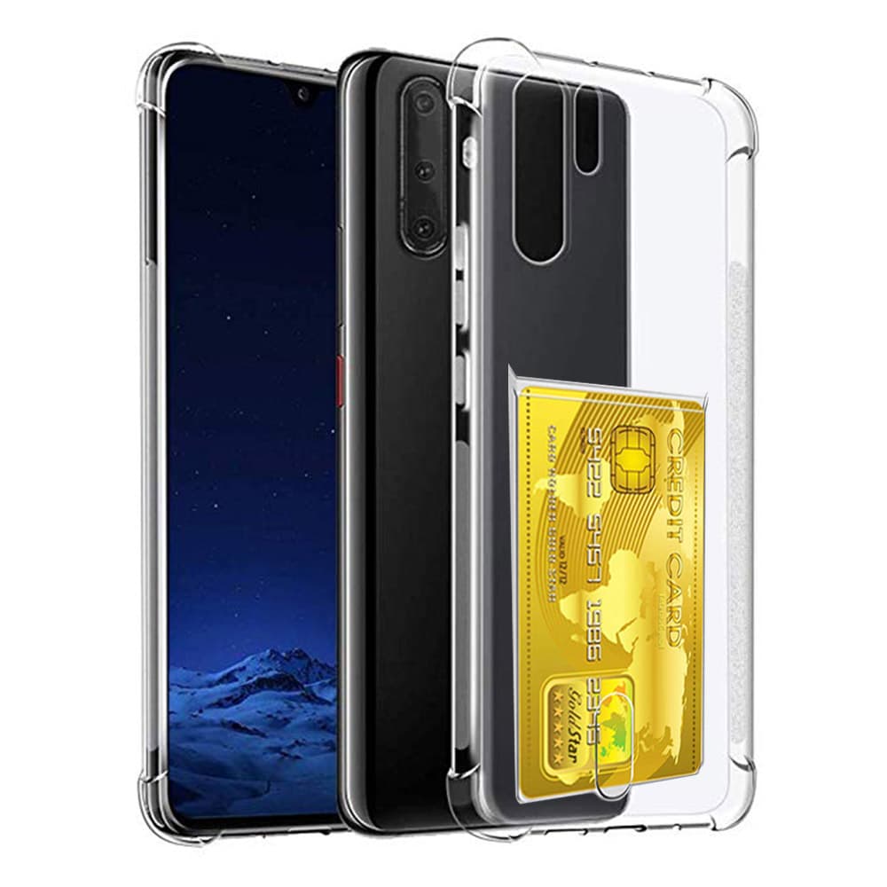 Stötdämpande Skal med Kortfack - Huawei P30 Pro