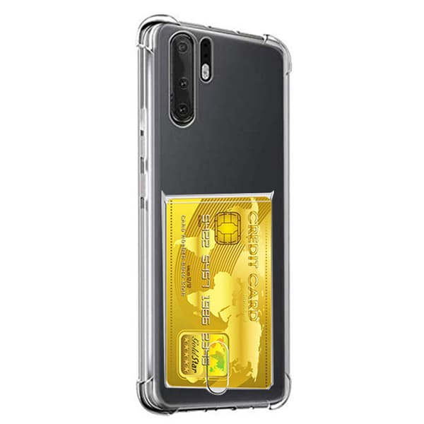 Stötdämpande Skal med Kortfack - Huawei P30 Pro