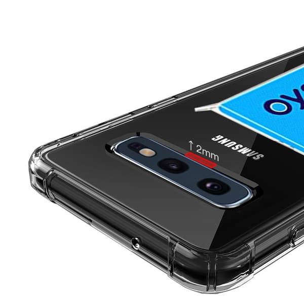 Samsung Galaxy S10E - Stötdämpande Skal med Kortfack