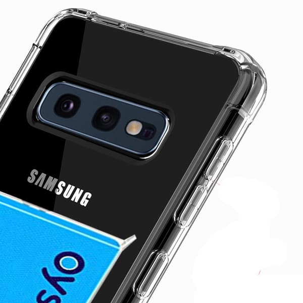 Samsung Galaxy S10E - Stötdämpande Skal med Kortfack