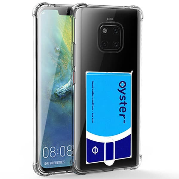 Stötdämpande Skal med Kortfack - Huawei Mate 20 Pro