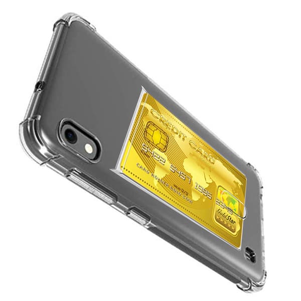 Samsung Galaxy A10 - Kraftfullt Skal med Korthållare