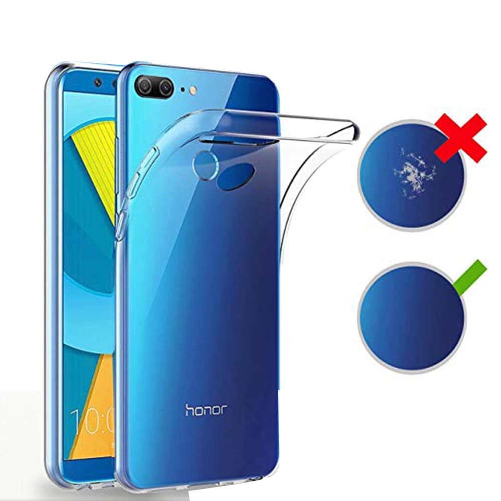 Genomtänkt Silikonskal - Huawei Honor 9 Lite