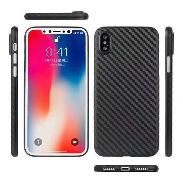 iPhone XS Max - Professionellt Karbon-Design Skyddsskal