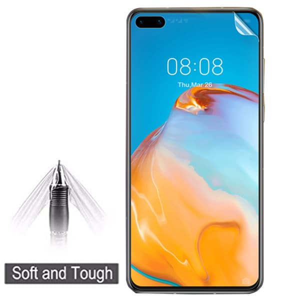 Huawei P40 3-PACK Mjukt Skärmskydd PET 9H 0,2mm