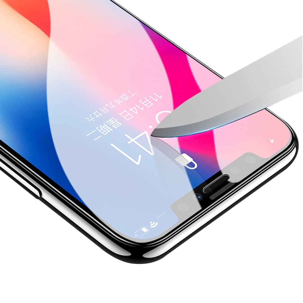 iPhone X/XS 2-PACK Skärmskydd 2.5D Ram 9H 0,3mm