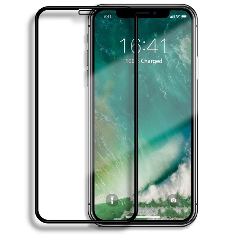 iPhone X/XS 2-PACK Skärmskydd 2.5D Ram 9H 0,3mm