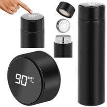 Termosmugg 0,5L med temp display i locket