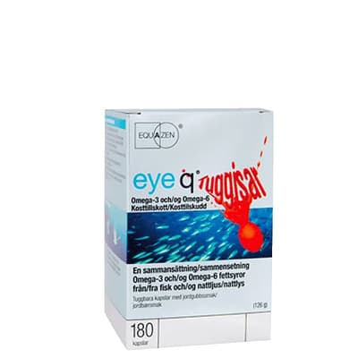 Eye Q Chews Tyggegummi, Jordbær, 180 kapsler