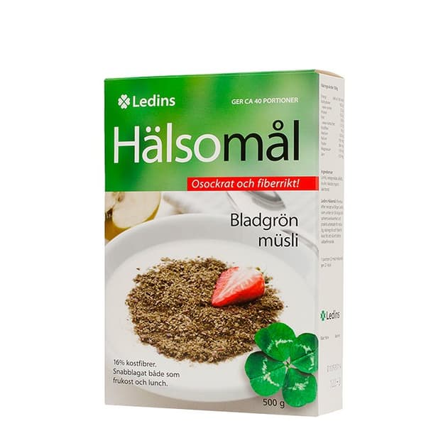 Hälsomål Bladgrönt Müsli, 500 gram