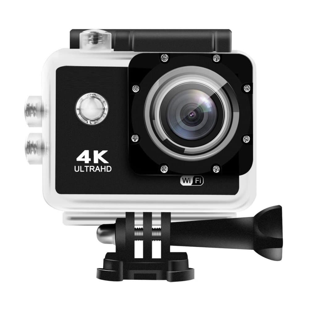 Ultra HD Actionkamera 4K Wifi med stort tillbehörs-kit