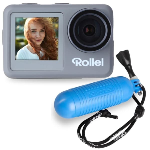 Rollei ActionCam 9S Plus - Aktionkamera - 4 K / 60 fps - 8.51 MP - Wi-Fi - undervatten upp till 40 m